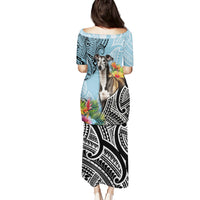 Polynesian Greyhound Puletasi Polynesian Pattern And Greyhound - Wonder Print Shop