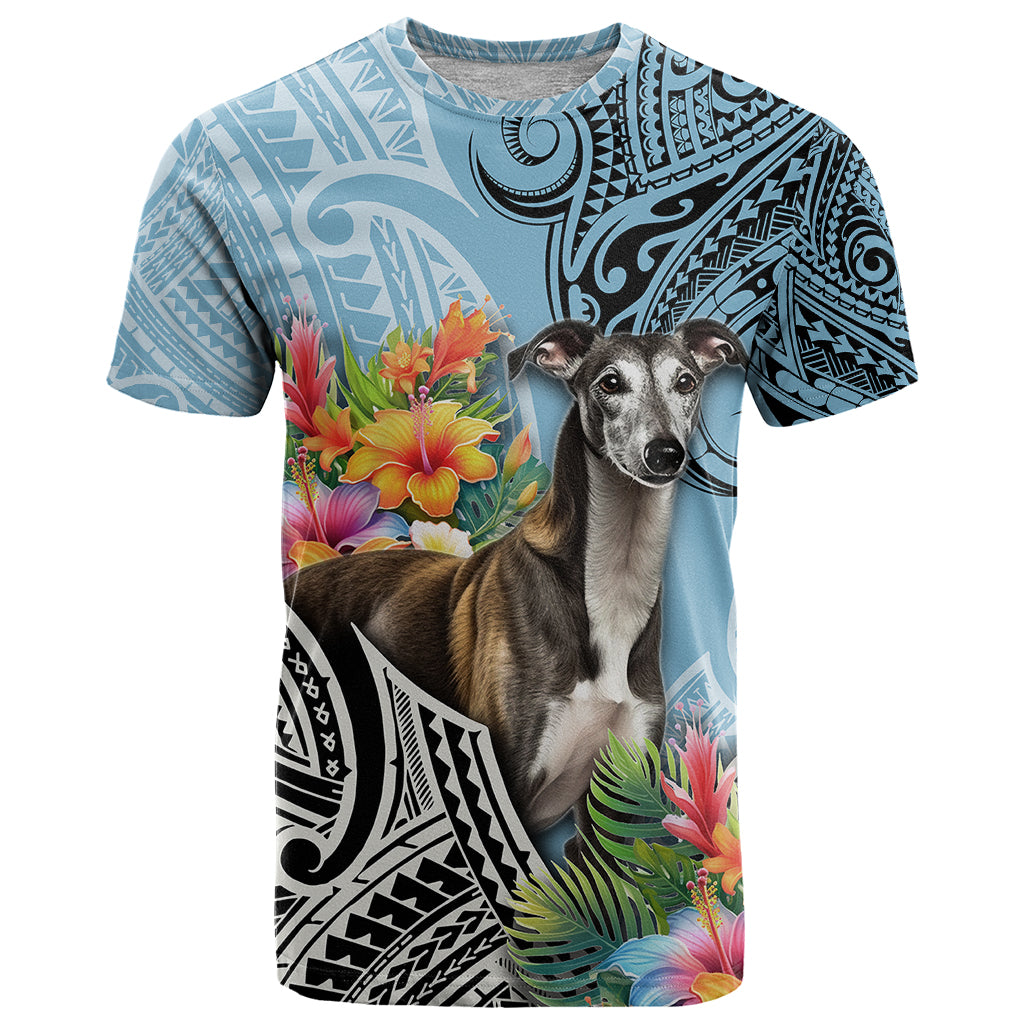 Polynesian Greyhound T Shirt Polynesian Pattern And Greyhound - Wonder Print Shop