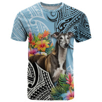 Polynesian Greyhound T Shirt Polynesian Pattern And Greyhound - Wonder Print Shop