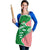 Germany Heligoland Apron with Fish Illustration and Red Green Wave - Wonder Print Shop