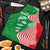 Germany Heligoland Apron with Fish Illustration and Red Green Wave - Wonder Print Shop