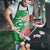 Germany Heligoland Apron with Fish Illustration and Red Green Wave - Wonder Print Shop