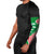 Germany Heligoland Arm Sleeves with Fish Illustration and Red Green Wave - Wonder Print Shop