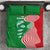 Germany Heligoland Bedding Set with Fish Illustration and Red Green Wave - Wonder Print Shop