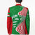 Germany Heligoland Blazer with Fish Illustration and Red Green Wave - Wonder Print Shop