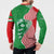 Germany Heligoland Button Sweatshirt with Fish Illustration and Red Green Wave - Wonder Print Shop