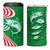 Germany Heligoland 4 in 1 Can Cooler Tumbler with Fish Illustration and Red Green Wave - Wonder Print Shop