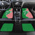 Germany Heligoland Car Mats with Fish Illustration and Red Green Wave - Wonder Print Shop