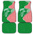 Germany Heligoland Car Mats with Fish Illustration and Red Green Wave - Wonder Print Shop