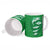 Germany Heligoland Ceramic Mug with Fish Illustration and Red Green Wave - Wonder Print Shop