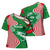Germany Heligoland Cross Shoulder Shirt with Fish Illustration and Red Green Wave - Wonder Print Shop