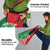 Germany Heligoland Grocery Bag with Fish Illustration and Red Green Wave - Wonder Print Shop