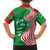 Germany Heligoland Kid Hawaiian Shirt with Fish Illustration and Red Green Wave - Wonder Print Shop