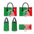 Germany Heligoland Leather Bag with Fish Illustration and Red Green Wave - Wonder Print Shop