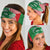 Germany Heligoland Neck Gaiter with Fish Illustration and Red Green Wave - Wonder Print Shop