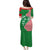 Germany Heligoland Puletasi with Fish Illustration and Red Green Wave - Wonder Print Shop