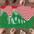 Germany Heligoland Puzzle with Fish Illustration and Red Green Wave - Wonder Print Shop