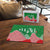 Germany Heligoland Puzzle with Fish Illustration and Red Green Wave - Wonder Print Shop