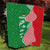 Germany Heligoland Quilt with Fish Illustration and Red Green Wave - Wonder Print Shop