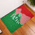 Germany Heligoland Rubber Doormat with Fish Illustration and Red Green Wave - Wonder Print Shop