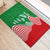 Germany Heligoland Rubber Doormat with Fish Illustration and Red Green Wave - Wonder Print Shop