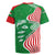 Germany Heligoland Rugby Jersey with Fish Illustration and Red Green Wave - Wonder Print Shop