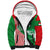 Germany Heligoland Sherpa Hoodie with Fish Illustration and Red Green Wave - Wonder Print Shop