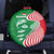 Germany Heligoland Spare Tire Cover with Fish Illustration and Red Green Wave - Wonder Print Shop