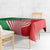 Germany Heligoland Tablecloth with Fish Illustration and Red Green Wave - Wonder Print Shop