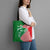 Germany Heligoland Tote Bag with Fish Illustration and Red Green Wave - Wonder Print Shop