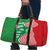Germany Heligoland Travel Bag with Fish Illustration and Red Green Wave - Wonder Print Shop