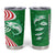 Germany Heligoland Tumbler Cup with Fish Illustration and Red Green Wave - Wonder Print Shop