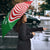 Germany Heligoland Umbrella with Fish Illustration and Red Green Wave - Wonder Print Shop