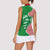 Germany Heligoland Women Sleeveless Polo Shirt with Fish Illustration and Red Green Wave - Wonder Print Shop