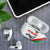 Germany Heligoland AirPods Case with Seal Graphic and Red Green Wave Nature - Wonder Print Shop