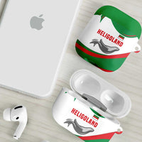 Germany Heligoland AirPods Case with Seal Graphic and Red Green Wave Nature - Wonder Print Shop