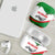 Germany Heligoland AirPods Case with Seal Graphic and Red Green Wave Nature - Wonder Print Shop