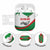 Germany Heligoland AirPods Case with Seal Graphic and Red Green Wave Nature - Wonder Print Shop