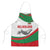 Germany Heligoland Apron with Seal Graphic and Red Green Wave Nature - Wonder Print Shop