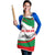 Germany Heligoland Apron with Seal Graphic and Red Green Wave Nature - Wonder Print Shop