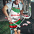 Germany Heligoland Apron with Seal Graphic and Red Green Wave Nature - Wonder Print Shop