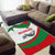Germany Heligoland Area Rug with Seal Graphic and Red Green Wave Nature - Wonder Print Shop