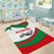 Germany Heligoland Area Rug with Seal Graphic and Red Green Wave Nature - Wonder Print Shop