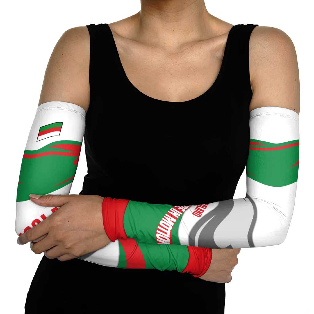 Germany Heligoland Arm Sleeves with Seal Graphic and Red Green Wave Nature - Wonder Print Shop