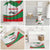 Germany Heligoland Bathroom Set with Seal Graphic and Red Green Wave Nature - Wonder Print Shop