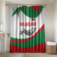 Germany Heligoland Bathroom Set with Seal Graphic and Red Green Wave Nature - Wonder Print Shop