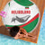 Germany Heligoland Beach Blanket with Seal Graphic and Red Green Wave Nature - Wonder Print Shop