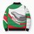 Germany Heligoland Bomber Puffer Jacket with Seal Graphic and Red Green Wave Nature - Wonder Print Shop