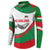 Germany Heligoland Button Sweatshirt with Seal Graphic and Red Green Wave Nature - Wonder Print Shop