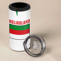 Germany Heligoland 4 in 1 Can Cooler Tumbler with Seal Graphic and Red Green Wave Nature - Wonder Print Shop
